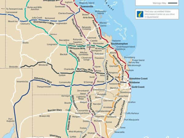 Western Downs Driving Maps