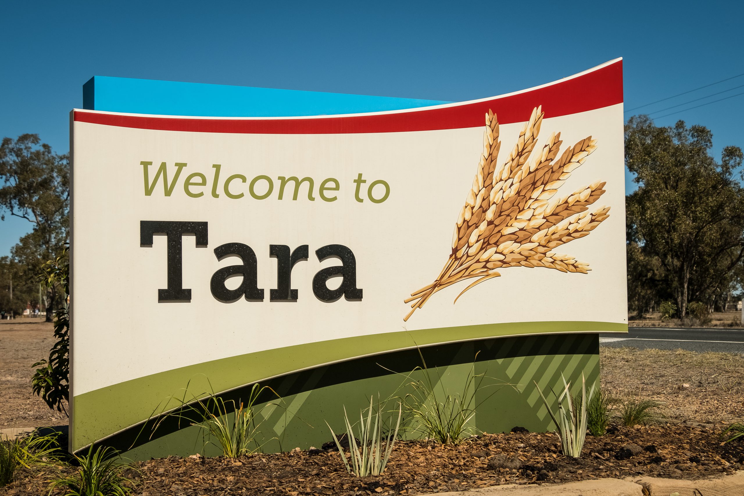 Welcome to Tara sign
